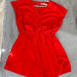 Bishop + Young Bold Red romper